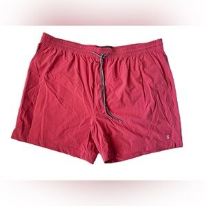 Todd Snyder 5” Solid Weekend Swim Shorts Heritage Red NWT Size XXL